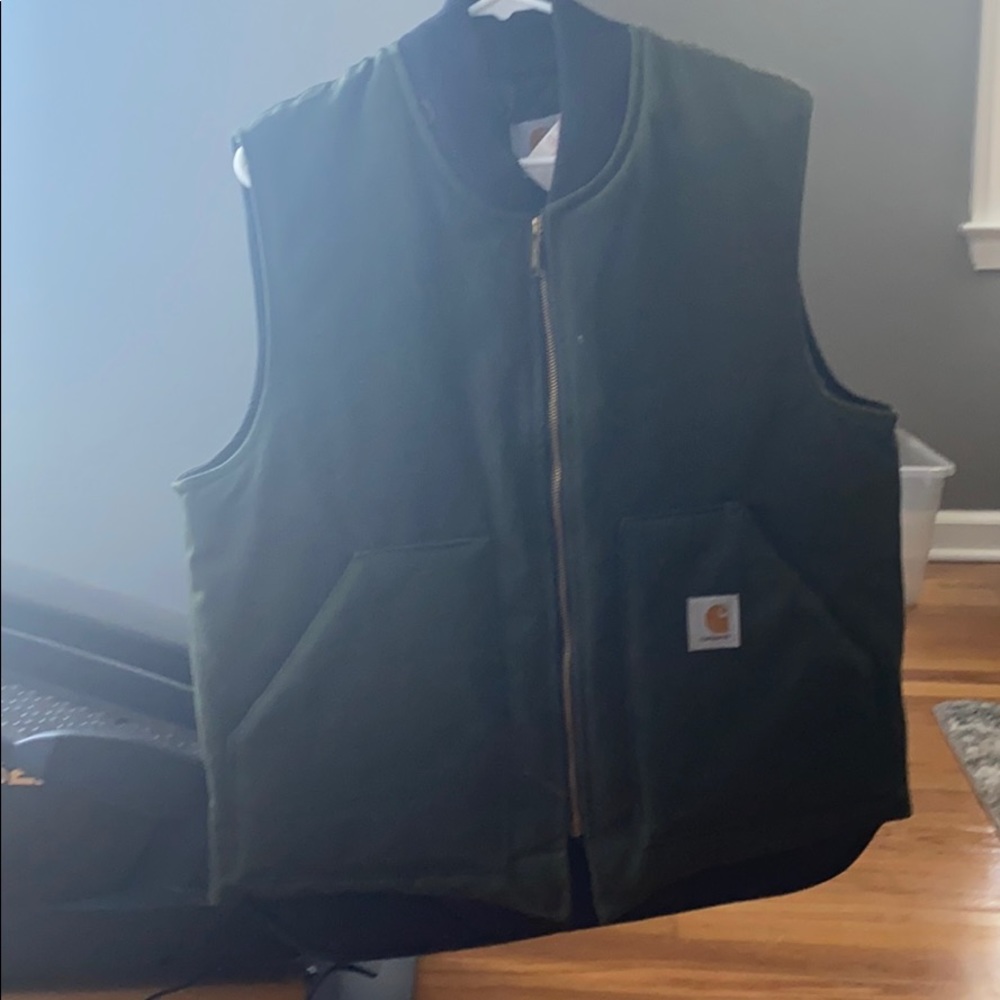 Men’s carhartt arctic quilt lined vest